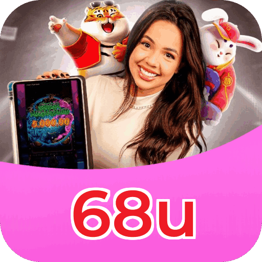 Plataforma 68u mostrando interface moderna, jogos certificados e recursos de segurança licenciados