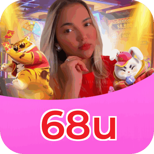 Interface do aplicativo 68u mostrando jogos disponíveis no iOS e Android